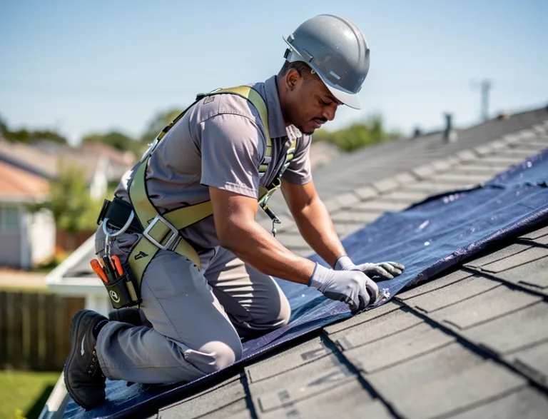 Roof Tarping service in St. Louis